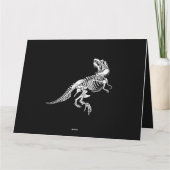 TRex Skelet Lazy Halloween Kostuum Koele Dinosauru Kaart (Achterkant)