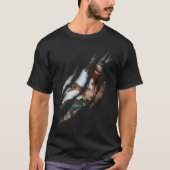 Trex Spinosaurus Torn Claw Dino Lover T-shirt (Voorkant)