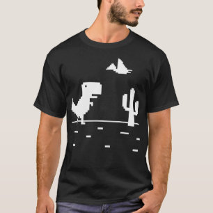 TRex TRex Geek Dinosaurus Pixel Art Slecht Interne T-shirt