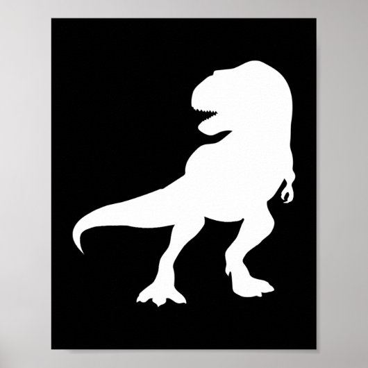 TRex Trex Tyrannosaurus Jurassic Dino Funny Cool G Poster (Voorkant)
