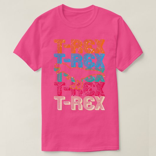 TRex Tyrannosaurus Dino Dinosaur T-shirt (Design voorkant)