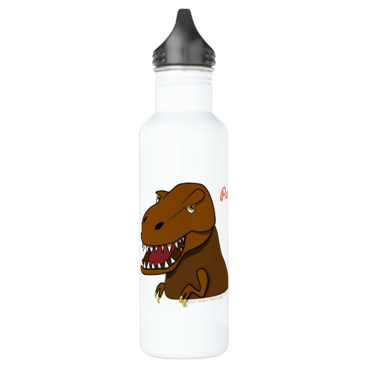 Trex Tyrannosaurus Rex Dinosaur Gepersonaliseerde  Waterfles (Links)