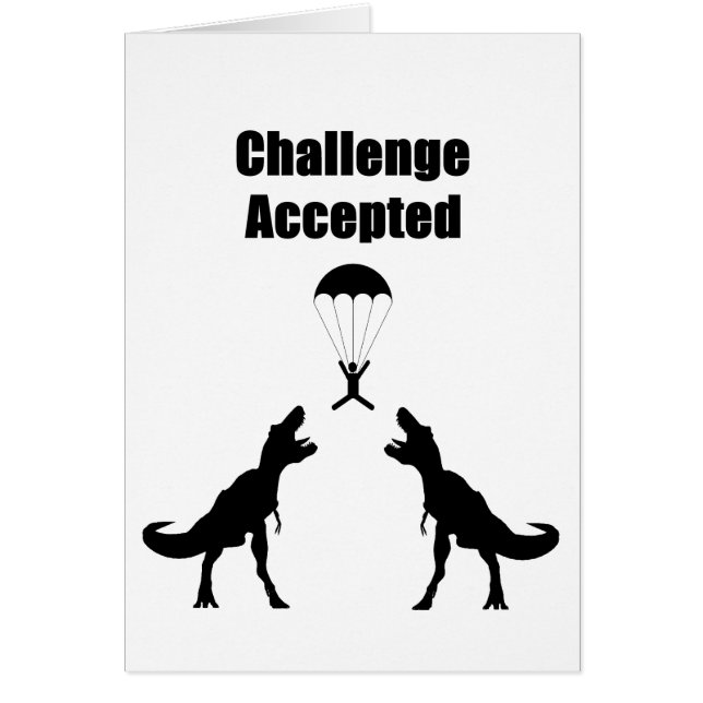 TRex Uitdaging geaccepteerd (Voorkant)