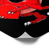 Trex Valentijnsdag Kleding Jeugd Peuter Jongen Kin Poster (Hoek)