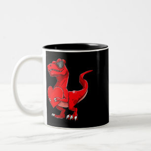 Trex Valentijnsdag Kleding Jeugd Peuter Jongen Kin Tweekleurige Koffiemok