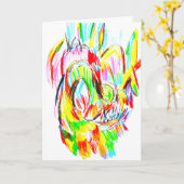 Trex zomer kaart (Gele Bloem)
