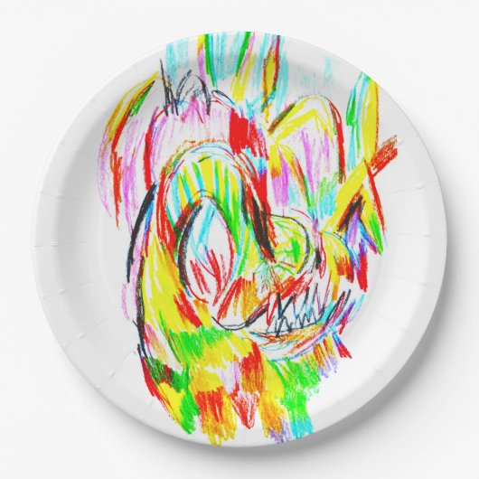 Trex zomer papieren bordje (Voorkant)