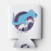 Trexrijdende Eenhoorn Blikjeskoeler (Achterkant)
