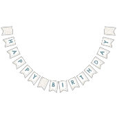 Trey Confetti Waterverf Stippen Bunting Flag Vlaggetjes (Alle)