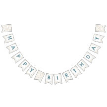 Trey Confetti Waterverf Stippen Bunting Flag