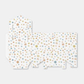 Trey Confetti Waterverf Stippen gunstbox Bedankdoosjes (Uitgevouwen)
