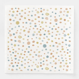 Trey Confetti Waterverf Stippen Papier servet