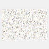 Trey Confetti Waterverf Stippen Wrapping Paper (Voorkant 3)