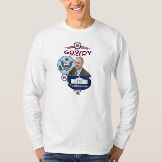 Trey Gowdy for President Longsleeve T-Shirt (Voorkant)