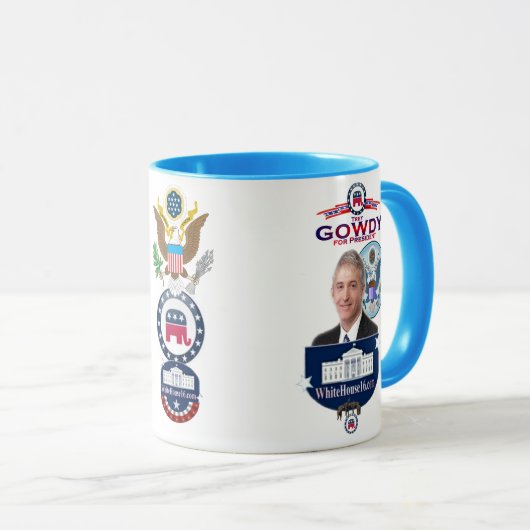 Trey Gowdy for President Ringer Mok (Voorkant rechts)