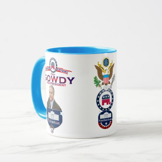 Trey Gowdy for President Ringer Mok (Voorkant links)