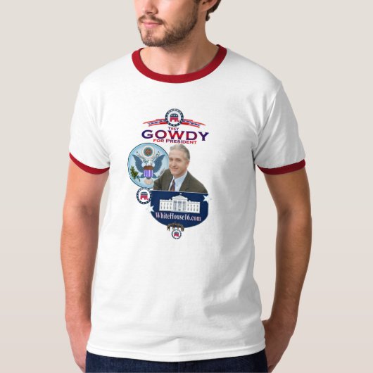 Trey Gowdy for President Ringer T-Shirt (Voorkant)