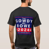 Trey Gowdy voor President 2024 T-shirt (Achterkant)