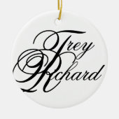 Trey Richard Keramisch Ornament (Voorkant)