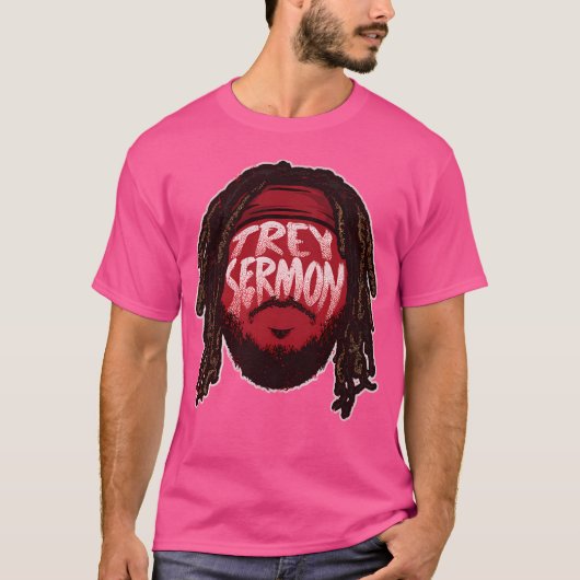 Trey Sermon Speler Silhouet T-shirt (Voorkant)