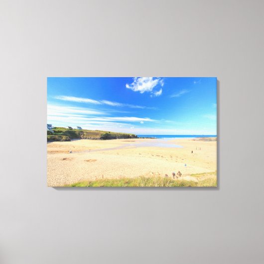 Treyarnon Bay Canvas Afdruk (Voorkant)