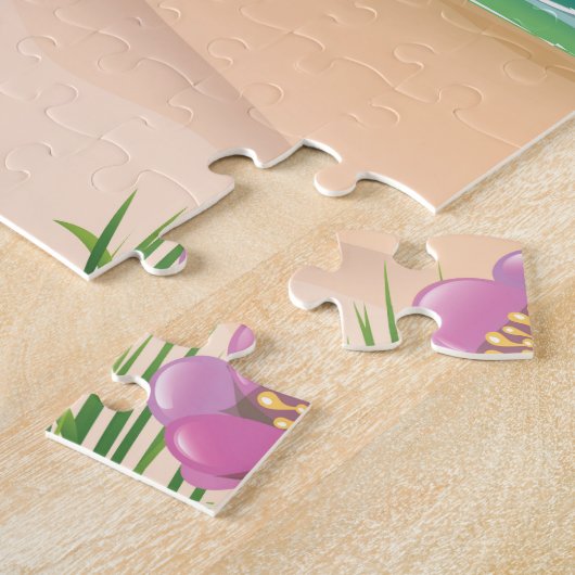 Treyarnon Bay Cornwall reisposter Legpuzzel (Zijkant)