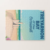 Treyarnon Bay Cornwall reisposter Legpuzzel (Horizontaal)