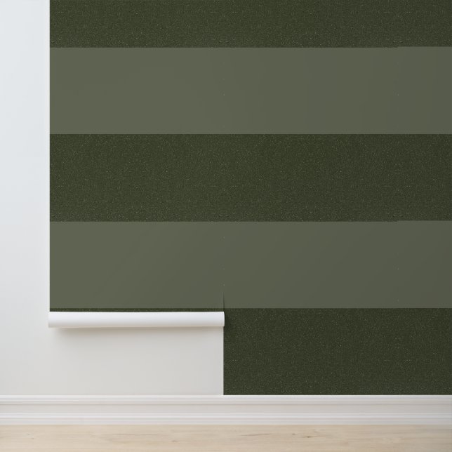 Tri-Band Moss Green Peel & Stick Wallpaper Aangepa Behang (Applicatie)