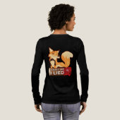 Tri-blend lange mouw : Vertrouw Me (zwart) Shirt (Achterkant)