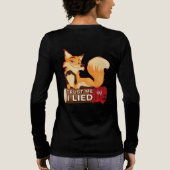 Tri-blend lange mouw : Vertrouw Me (zwart) Shirt (Achterkant)