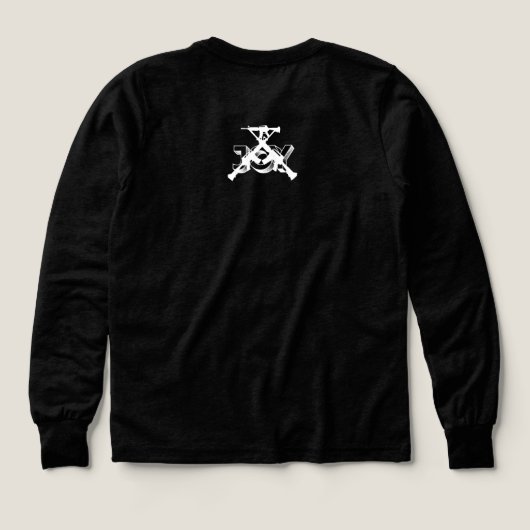 Tri-blend Long Sleeve Shirt (Achterkant)