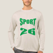 Tri-blend Long Sleeve Shirt oatmeal  SPORT  26 (Voorkant volledig)