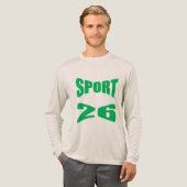 Tri-blend Long Sleeve Shirt oatmeal SPORT 26 (Voorkant)