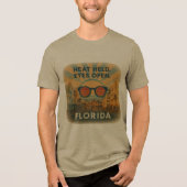 Tri-blend Miami T-shirt | Soft Hustlewear (Voorkant)