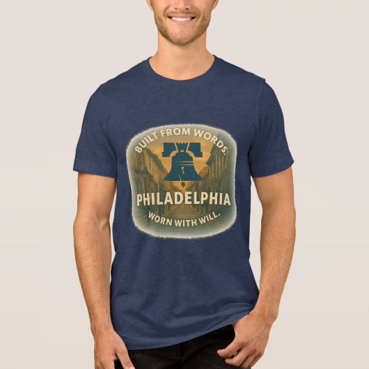Tri-blend Philly T-shirt | Legacy-software (Voorkant)