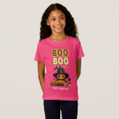 Tri-Blend Shirt :  HALLOWEEN Boo-Treat #2 (Voorkant volledig)