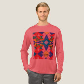 Tri-blend Shirt met lange mouwen Bewegend gevoel (Voorkant)