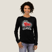Tri-blend Shirt: My Only Queen (zwart) Tri-Blend Shirt (Voorkant)