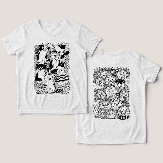 Tri-Blend T-shirt (Ontwerp Voorkant & Achterkant)