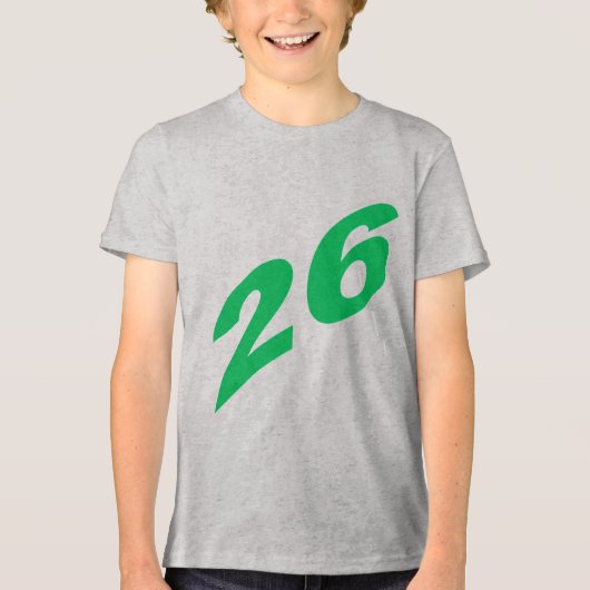 Tri-blend T-shirt grijs 26 (Voorkant)