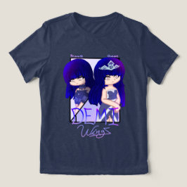 Tri-Blend T-shirt met Princess/Queen Demi