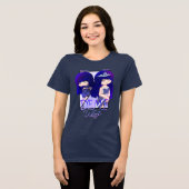 Tri-Blend T-shirt met Princess/Queen Demi (Voorkant volledig)