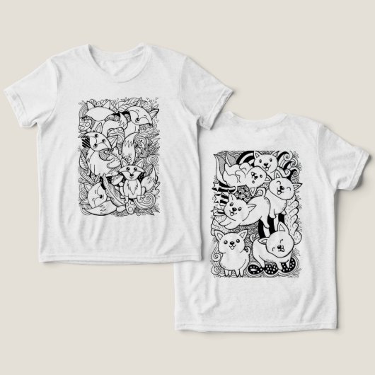 Tri-Blend T-shirt Tri-Blend Shirt (Ontwerp Voorkant & Achterkant)