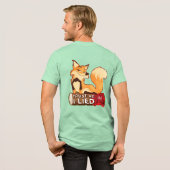 Tri-Blend T-shirt: Vertrouw Me (groen) Shirt (Voorkant)