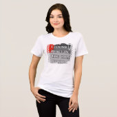 Tri blend T shirt voor vrouwen (Voorkant volledig)