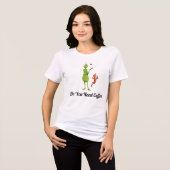 Tri-Blend T-shirts Grappige Koffie Grinch (Voorkant volledig)