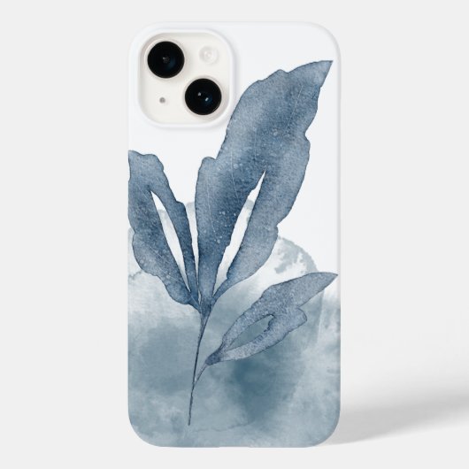 Tri Blue Leaf iPhone / iPad hoesje (Achterkant)