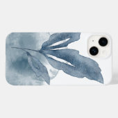 Tri Blue Leaf iPhone / iPad hoesje (Achterkant (horizontaal))