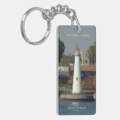 Tri Centennial Light Rechthoekige sleutelketen Sleutelhanger (Voorkant Links)