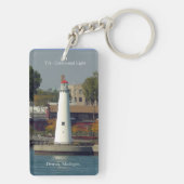 Tri Centennial Light Rechthoekige sleutelketen Sleutelhanger (achterkant)